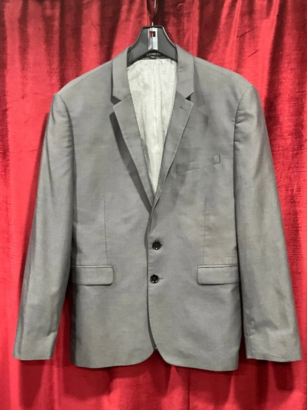 Express Extra Slim Cotton Suit Jacket - 42S